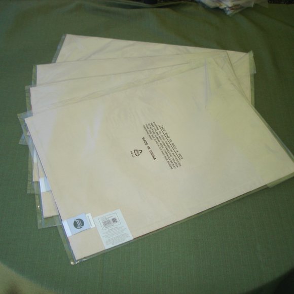 New (SET of 4) FABRIC PLACEMATS Food Network Natural Nature Leaves Floral Beige - Picture 8 of 8